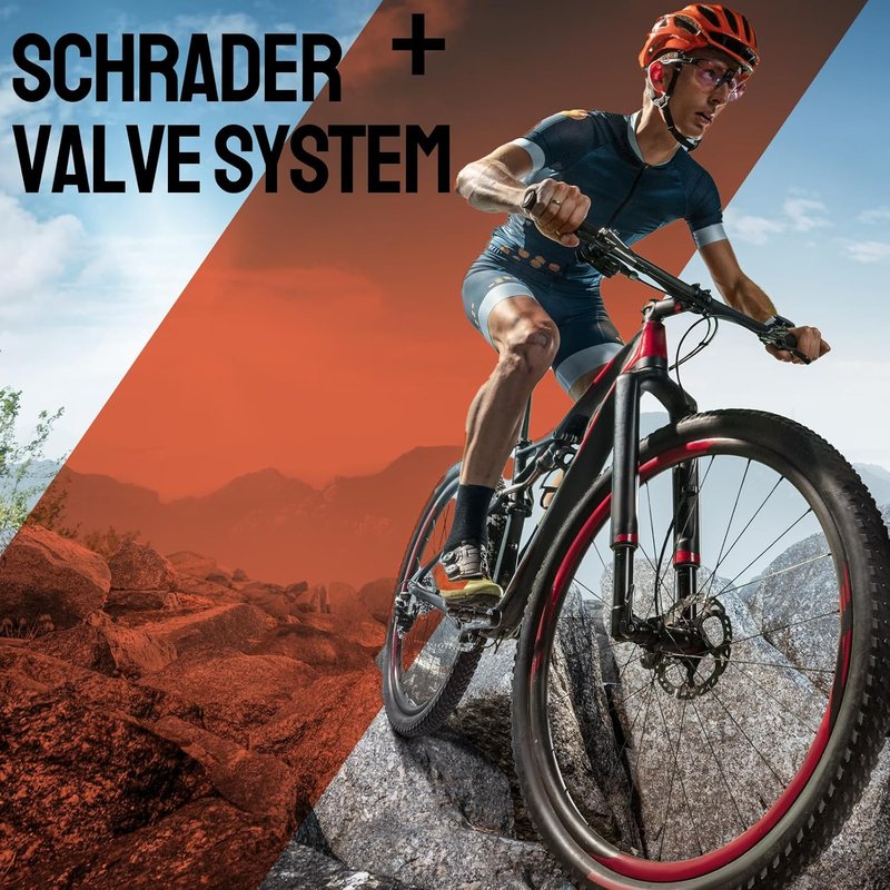 24-Inch Heavy Duty Bike Tubes - 2 Pack with 32mm Schrader Valve & Tire Levers | Fits 24x1.75 to 2.40