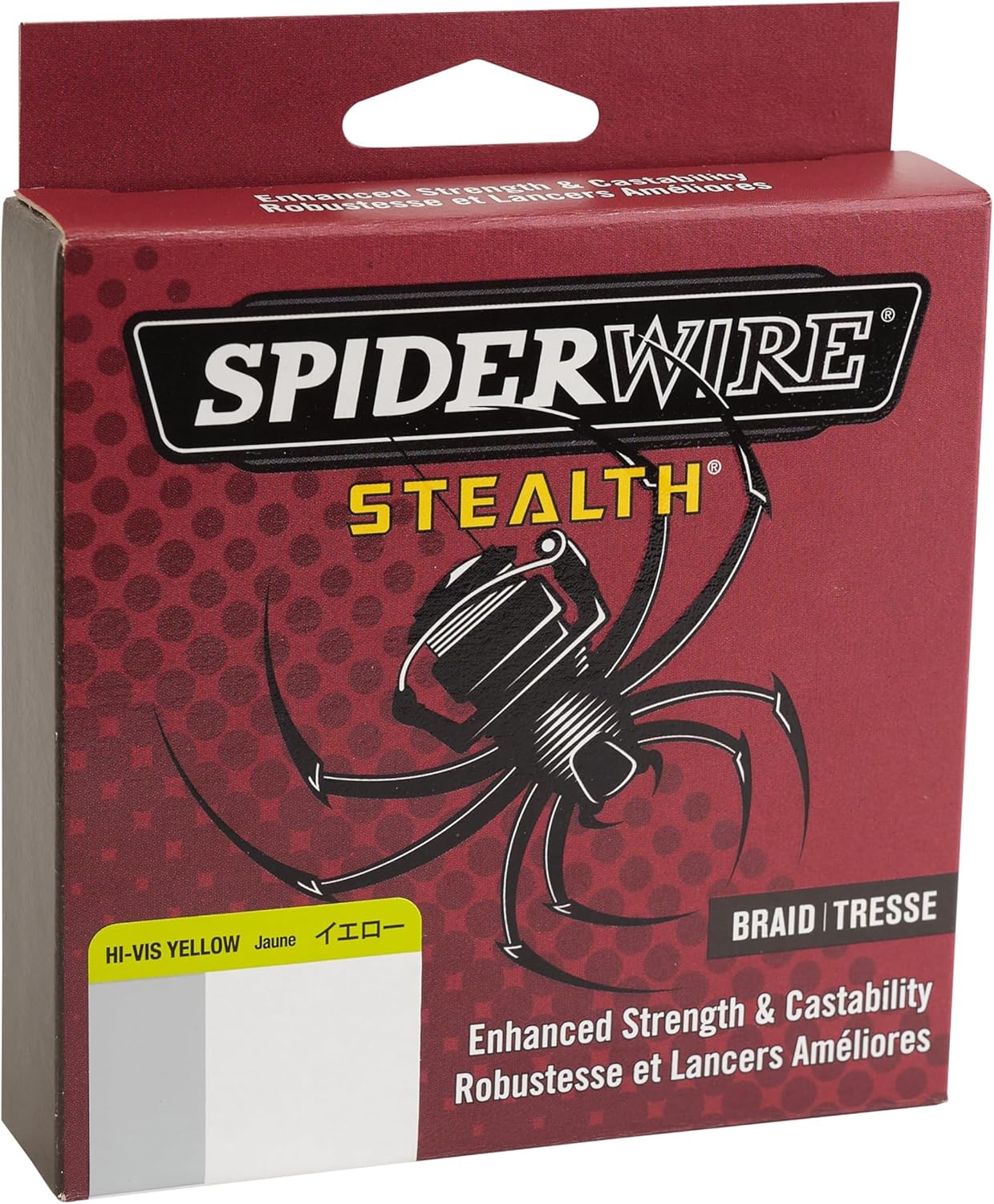 SpiderWire Stealth Braid Fishing Line - Durable, Low-Visibility, 150 Yards