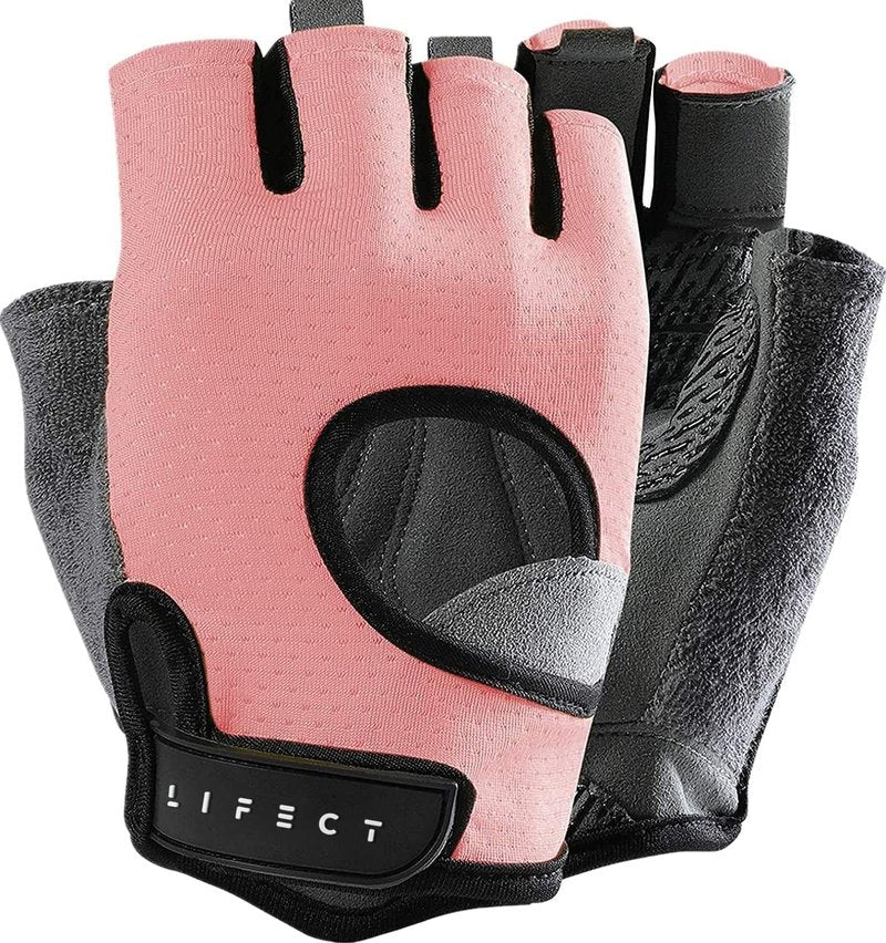 Freedom Workout Gloves - Fingerless Weight Lifting Gloves for Powerlifting | Unisex, Curved Open Back Design