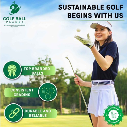 Golf Ball Planet 72 TP5/TP5x Used Golf Balls for Taylormade in Mesh Bag 3A/2A Condition