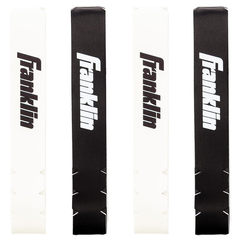 Franklin Sports Pickleball Paddle Edge Guard Tape - Edge Protection Tape for Paddle Heads - 26mm Wide for 14-16mm Core Rackets - Black/White