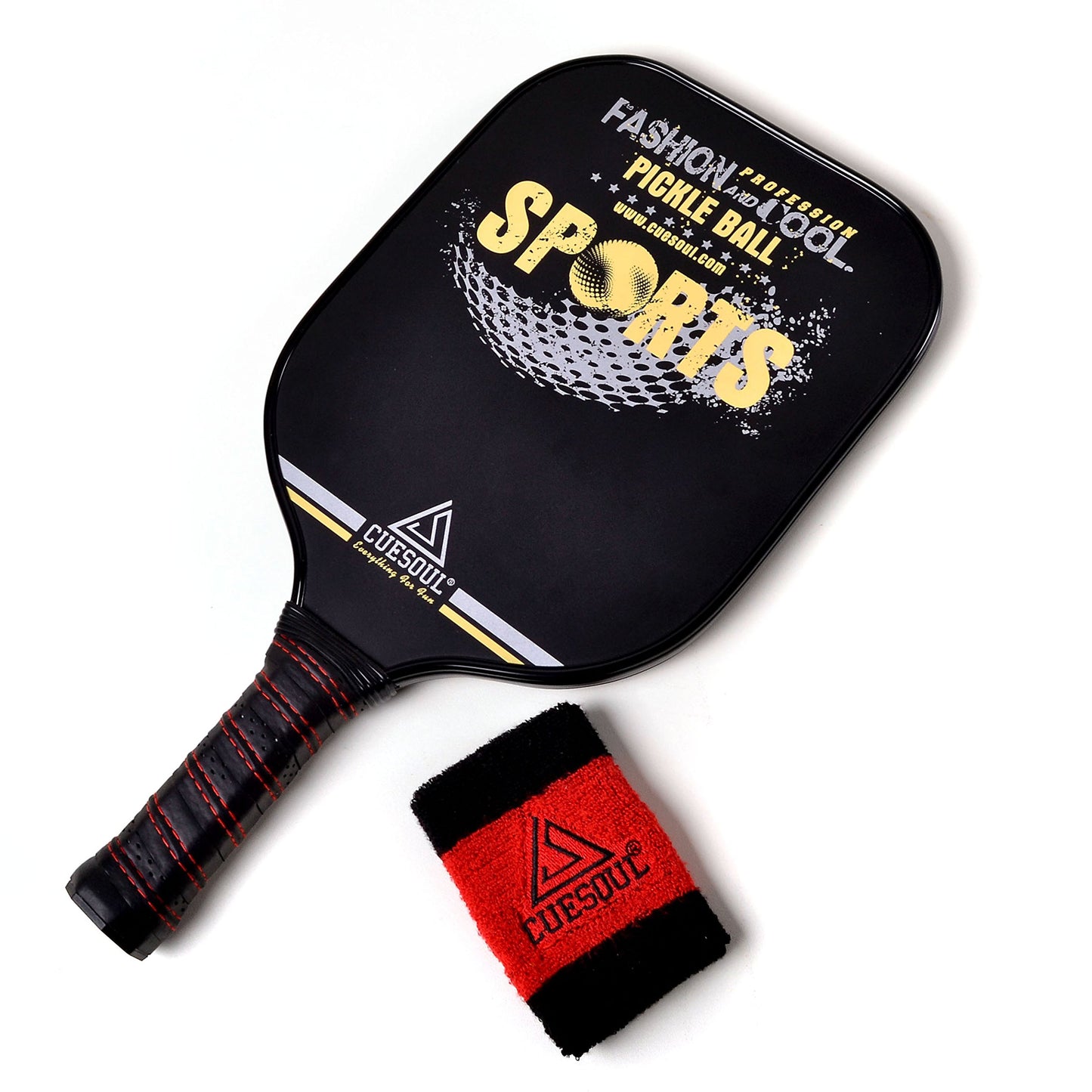 CUESOUL Pickleball Paddle/Racket (Carbon Fiber) 8.3 oz. with Aluminum Honeycomb Core