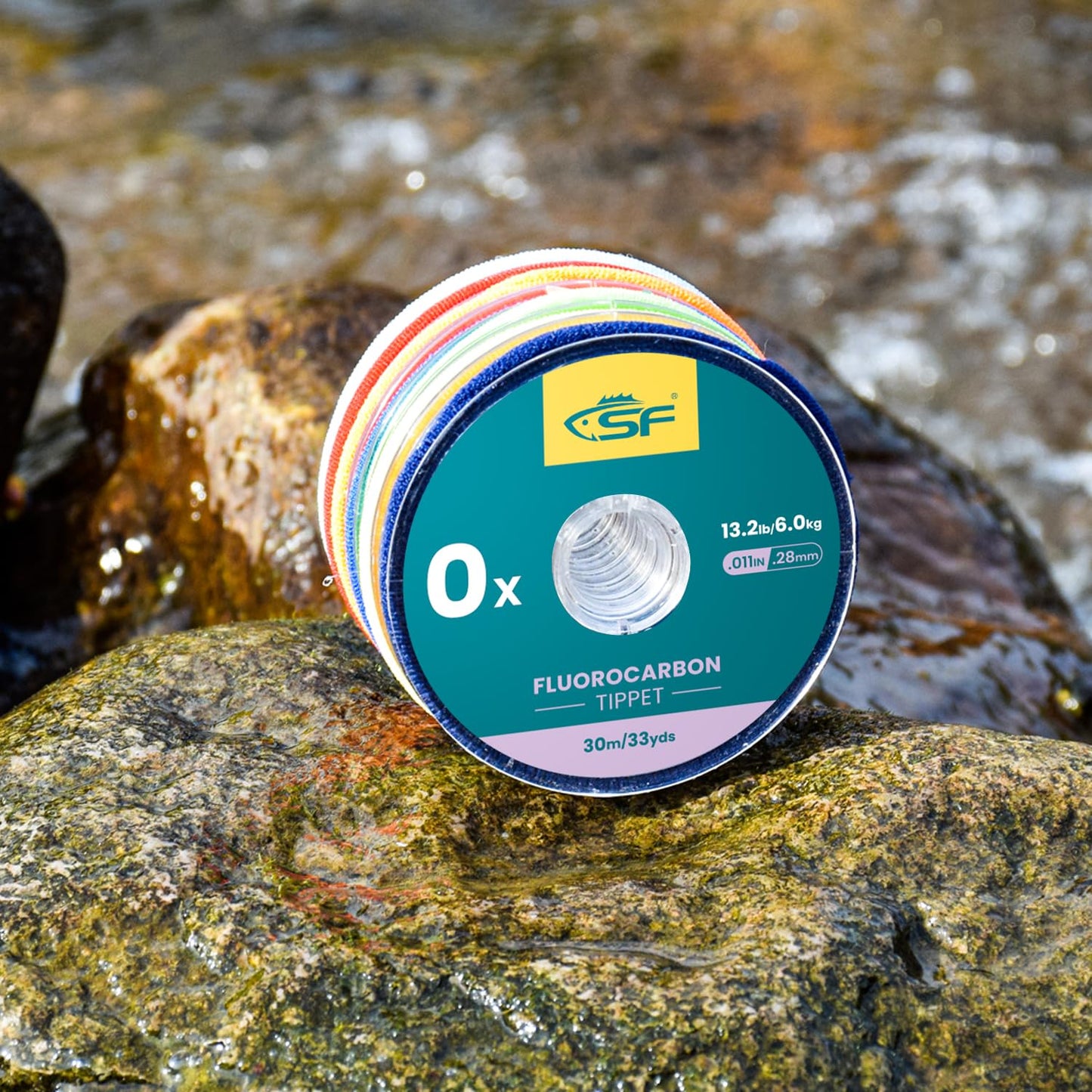 SF Clear Fluorocarbon Fly Fishing Tippet & Leader Line 30M 2X Combo