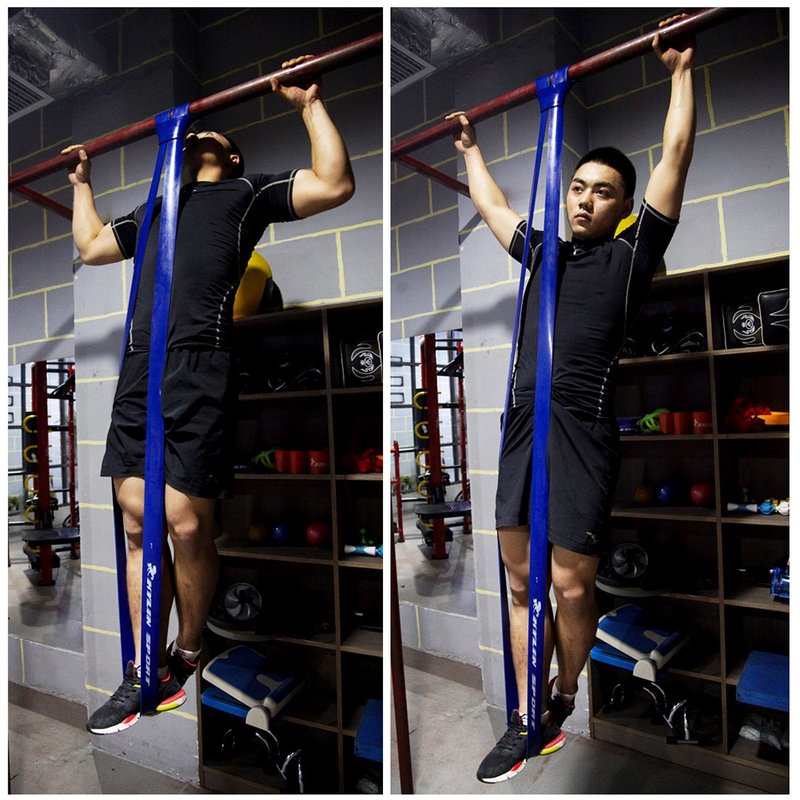 KYLIN SPORT Resistance Band Assisted Pull Up Bands Training Yoga Pilates Elastic Loop Stretch for Crossfit Gymnastics Power-Lifting (Purple)