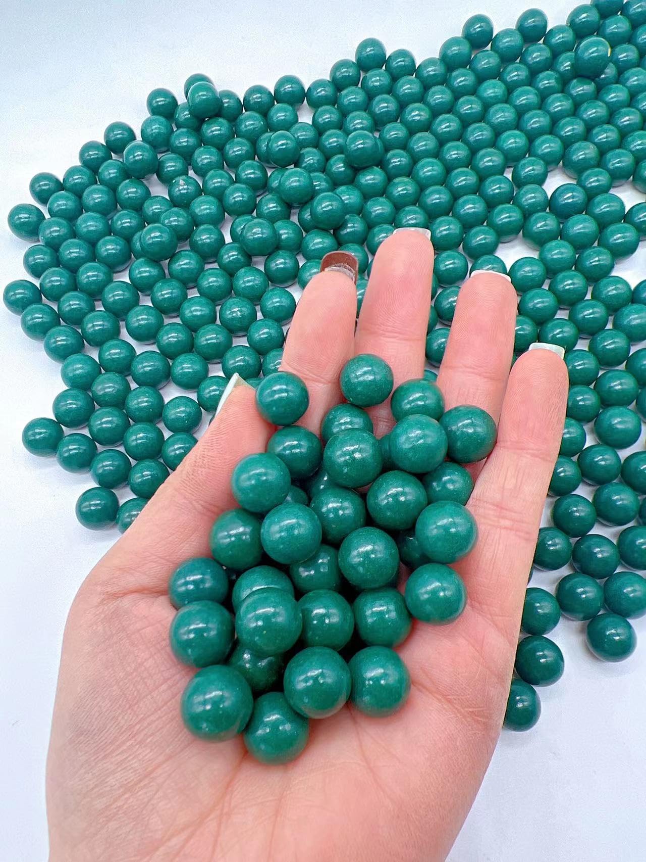ZOYO Precision Slingshot Ammo - 1/2 Inch (12-13mm) Hard Clay Balls for Target Practice, Hunting, and Natural Biodegradable Sling Shot Ball - 1000 pcs (Green)