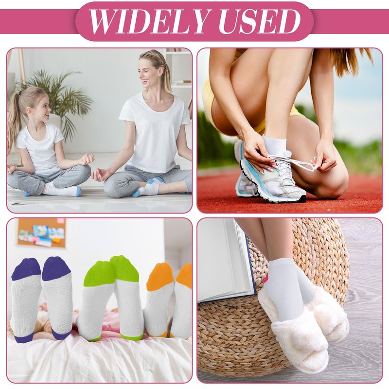 Handepo 100 Pairs Low Cut Ankle Socks for Women, Bulk No Show Breathable Socks for Everyday Casual Wear, Walking, Work(Cute Style)