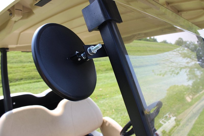 Pair of 6" Spot Mirrors for Golf Carts Such as Ez Go, Club Car, Yamaha