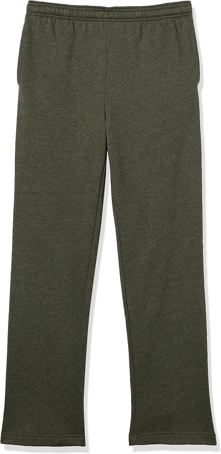Men's Relaxed Straight Leg Fleece Sweatpants - Open Bottom | Big & Tall Sizes Available