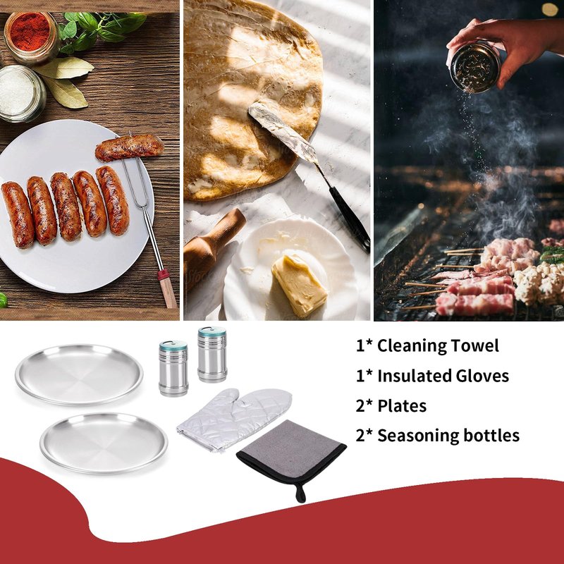 Freehiker Camping Cooking Utensils Set - Camping Essentials Accessories Gear Must Haves - Camper Tent Kitchen Equipment RV Cookware Supplies Gadgets Outdoor Stove Portable Picnic Gifts BBQ Stuff
