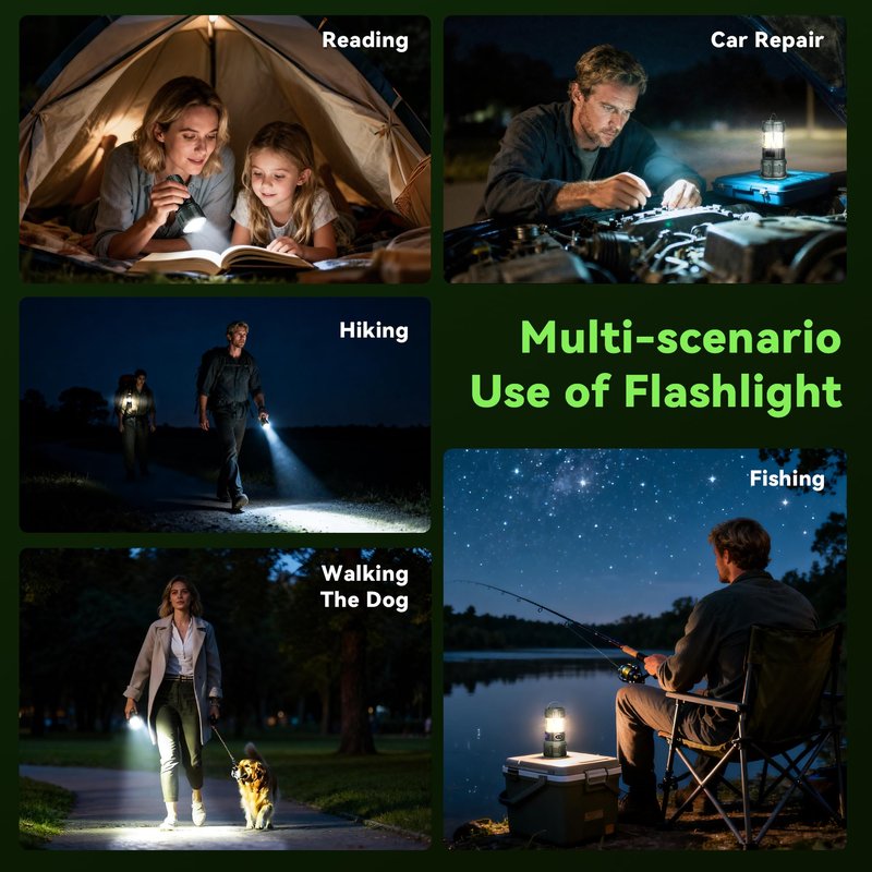 AUDERWIN Rechargeable Flashlights High Lumens, 10 Modes 990000 Lumens Super Bright Handheld LED Flashlight, 4500mAh Waterproof Powerful Camping Flashlight for Emergency, Hiking