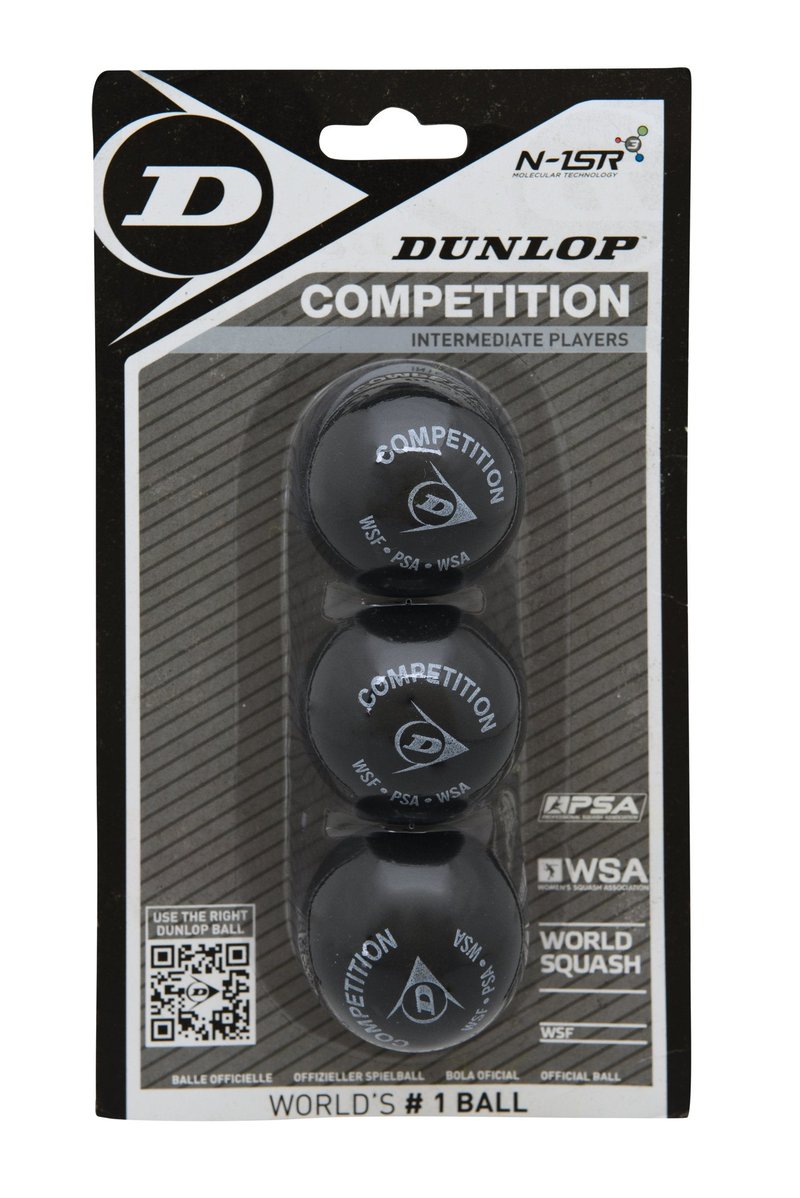 DUNLOP Competition Blister of 3 Balls