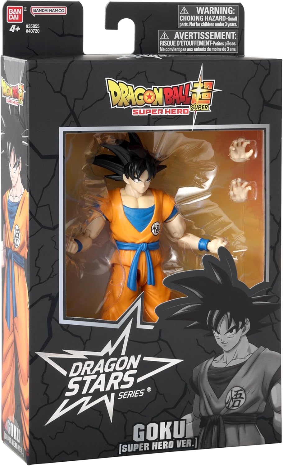 Dragon Stars Goku Action Figure | Dragon Ball Super: Super Hero, 6.5-Inch Collectible