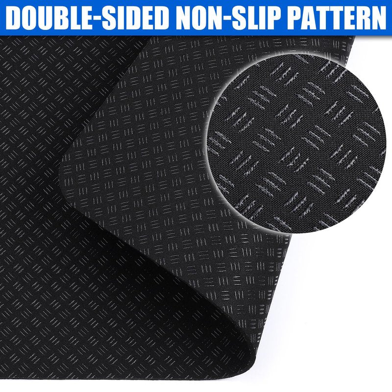 TOBWOLF Upgraded Double-Sided Non-Slip Workout Mat for Under Desk Elliptical, Exercise Mat for Ellipse Leg Exerciser as Seen on TV, Anti-Slip Mat Suitable for Leg Exerciser While Sitting for Seniors