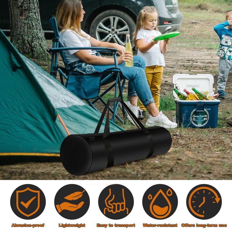 LYHNMW 2 Pack Camping Folding Chair Replacement Bags, 39.4 Inch Portable Camping Chair Bag, 600D Large Carry Bags with Shoulder Strap, Foldable Outdoor Lawn Fishing Chairs, Hammock, Tent (Only Bag)