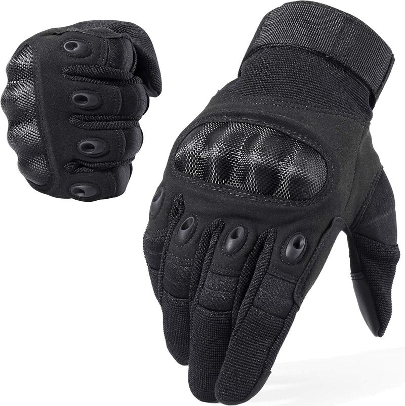 Tactical Gloves for Men - Touchscreen Airsoft & Paintball Motorcycle Gear | Durable & Comfortable Fit