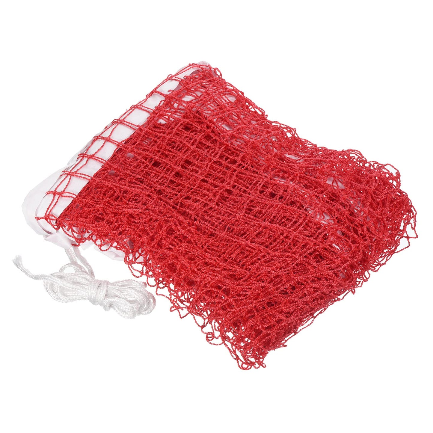 PATIKIL 20x2.5ft Badminton Net, Badminton Court Netting Replacement 0.98x0.98 Mesh with Box for Outdoor Indoor Beach Backyard, Red