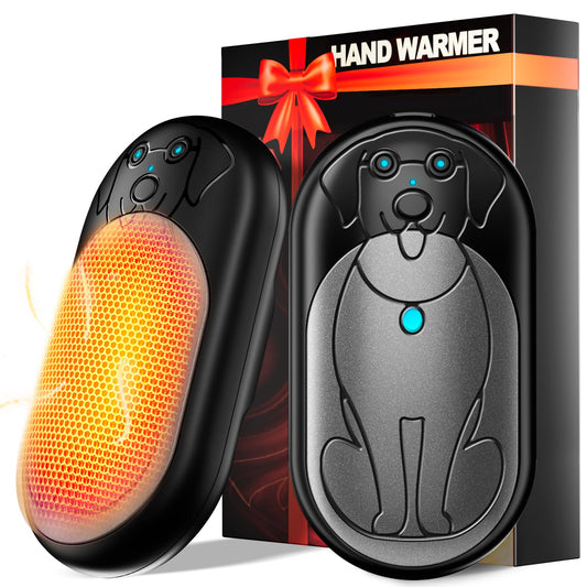 Electric Hand Warmers Rechargeable 2 Pack, 3000Mah*2 Portable Hand Warmer Battery Operated, Fun & Practical & Useful Gifts for Men Chrismas, Outdoor Camping Gifts, Hunting Accessories and Gear