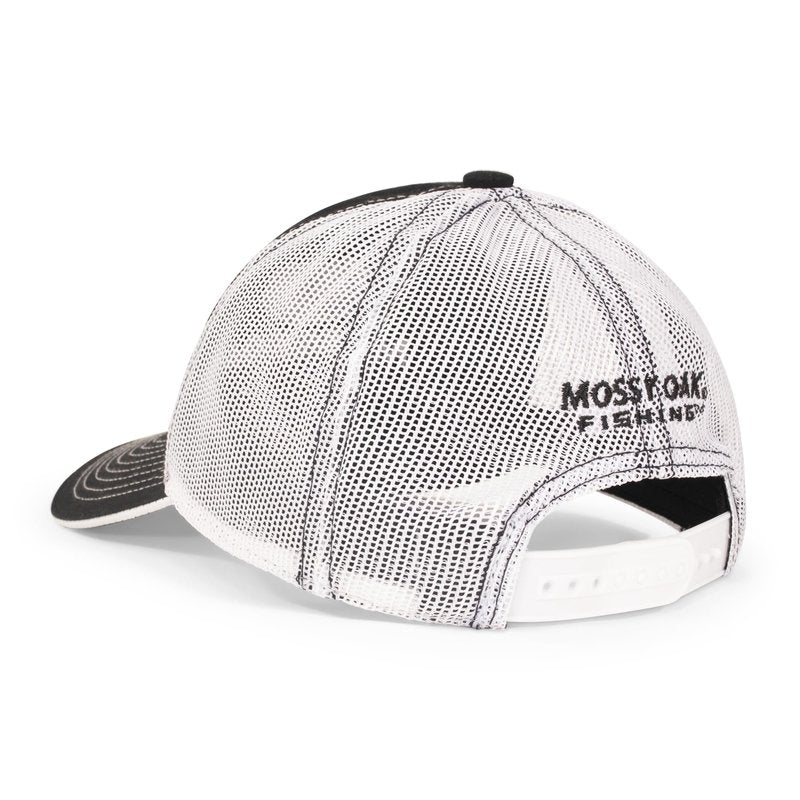Mossy Oak Fishing Hat – Snapback Cap w/Hydroplex Cooling Fabric, Breathable Mesh Back, Embroidered Logo, One Size Fits Most