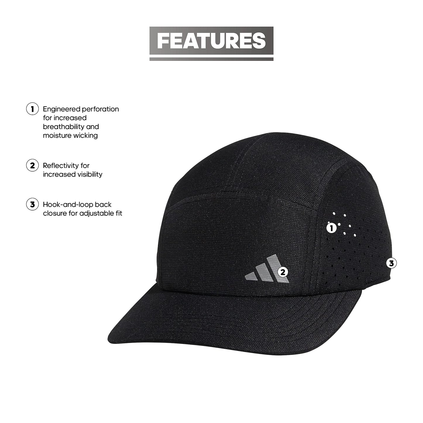 Superlite Trainer 3 Performance Relaxed Fit Adjustable Running and Training Hat
