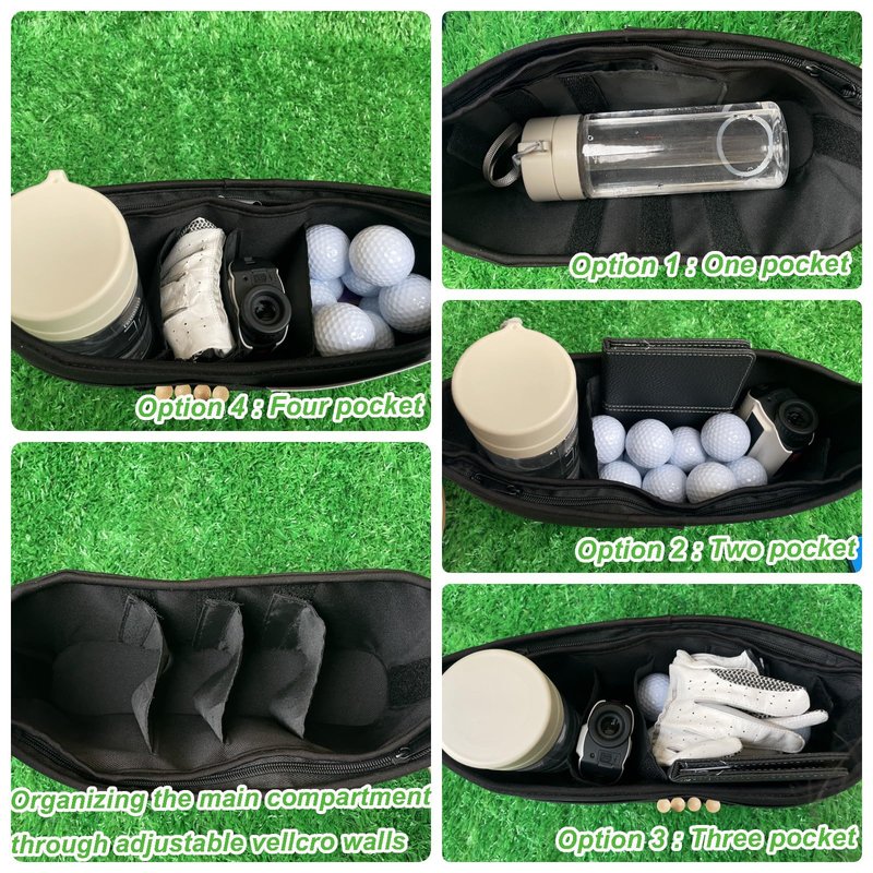 Golf Push Cart Storage Organizer Bag,Golf Push Cart Accessory Bag,Golf Cart Organizer Pouch,Golf Push Cart Accessories