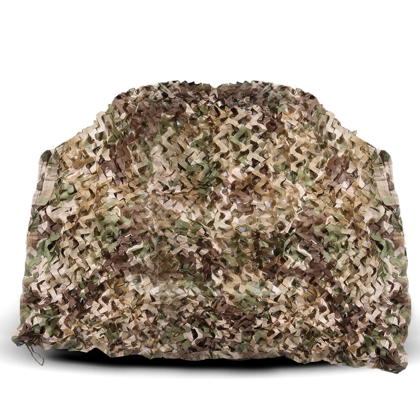 FLYEGO Double Layer Camo Netting Camouflage Netting Hunting Blind Camo Net Camouflage Nets Military Surplus for Shooting Party Decoration Photograph Car Cover Sunshade (10ftx10ft, Brown Camo)