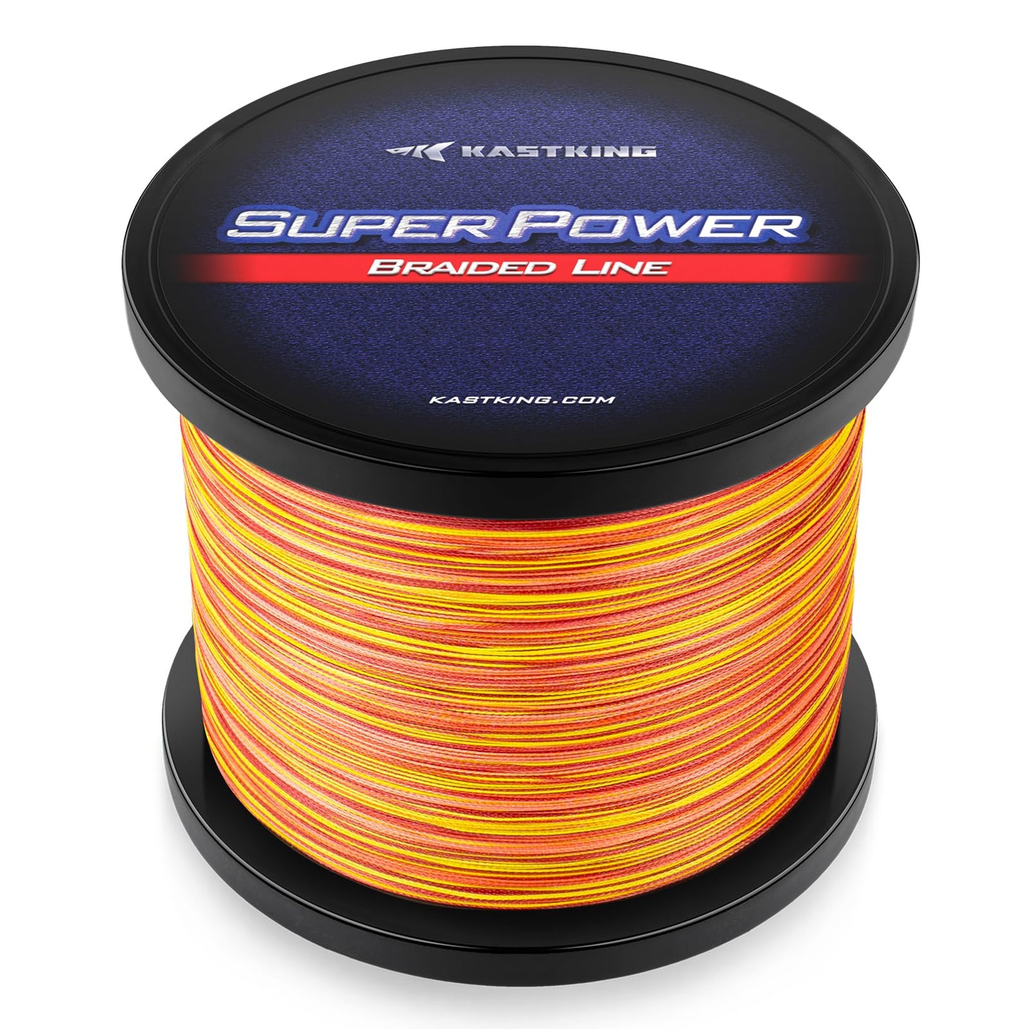 KastKing Superpower Braided Fishing Line, Orange Camo, 50LB, 150 Yds