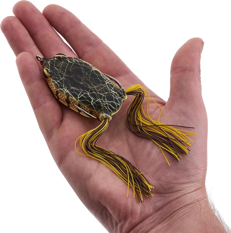 Berkley Hollow Body Frog Fishing Bait - Realistic Design for Bass Fishing | 3" Green Color