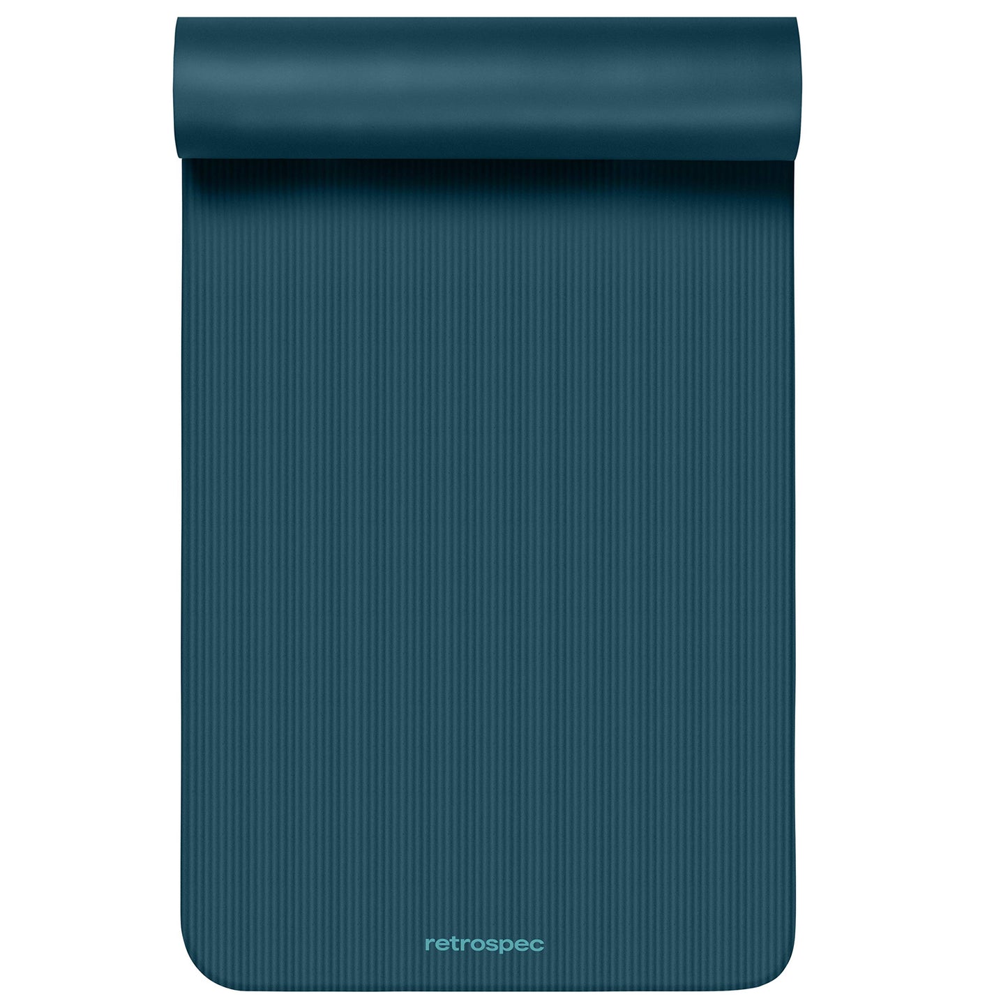 Retrospec Retrospec Solana Yoga Mat 1/2" Thick w/Nylon Strap for Men & Women - Non Slip Excercise Mat for Yoga, Pilates, Stretching, Floor & Fitness Workouts ,Ocean Blue