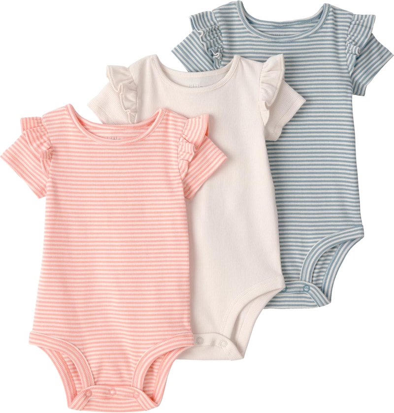 Unisex Baby 3-Pack Organic Cotton Short Sleeve Bodysuits - Little Planet by Carter's
