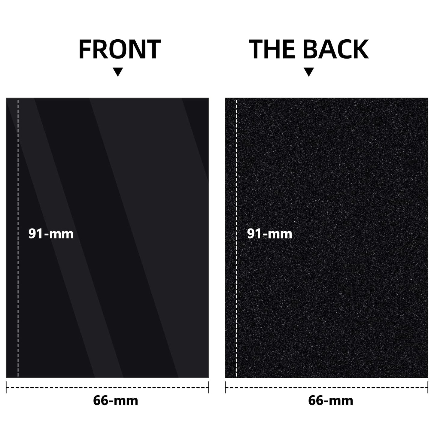 Mlikero 500 Black Card Sleeves and 1800+ Card Deck Box