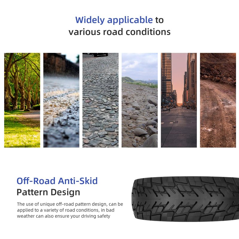 ulip 8.5x2.5 Solid Tire Front and Rear Wheels Replacement for Dualtron Mini & Speedway Leger (Pro) scooters 8.5 * 3 8 1/2 x2.5 off-road solid tire Scooter accessories