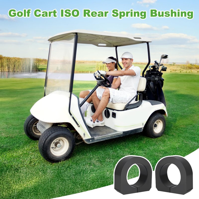 10L0L Golf Cart Rear Axle ISOMOUNT Bushings for EZGO TXT/Medalist 1994-2008 - Direct OEM Replacement #72117G01 - Fits Gas Golf Cart Models (TXT, Medalist, Shuttle, Workhorse)