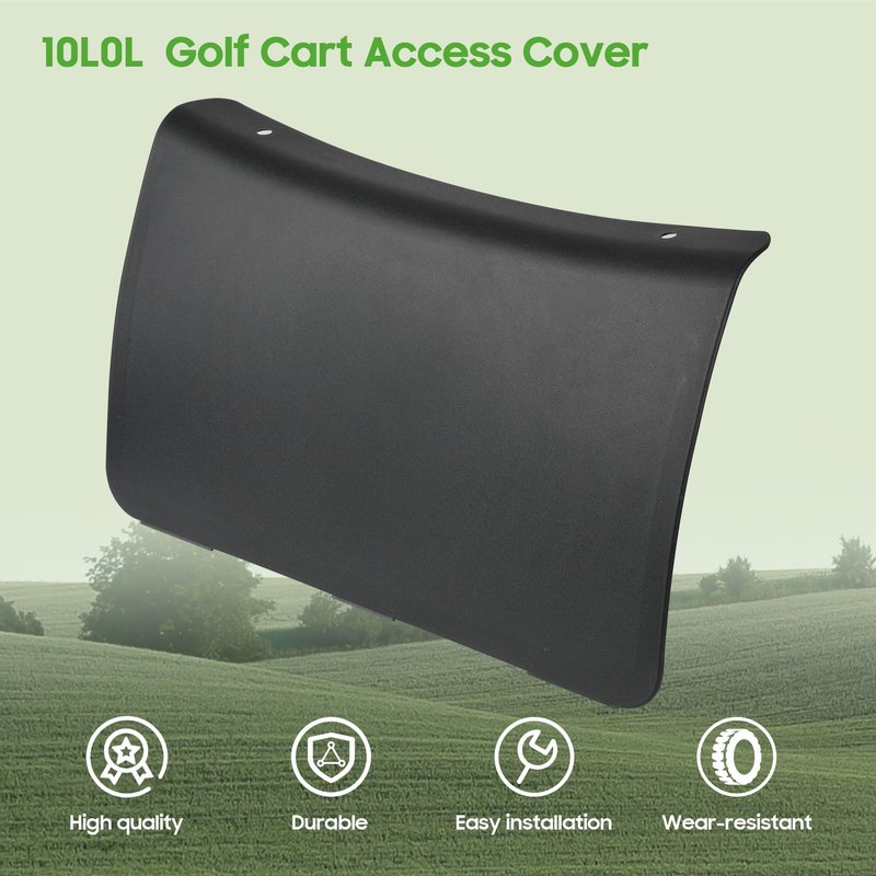 10L0L Golf Cart Access Panel Replacement | Black Plastic Cover for Club Car DS 1993-2002 Gas & Electric | OEM# 1013032