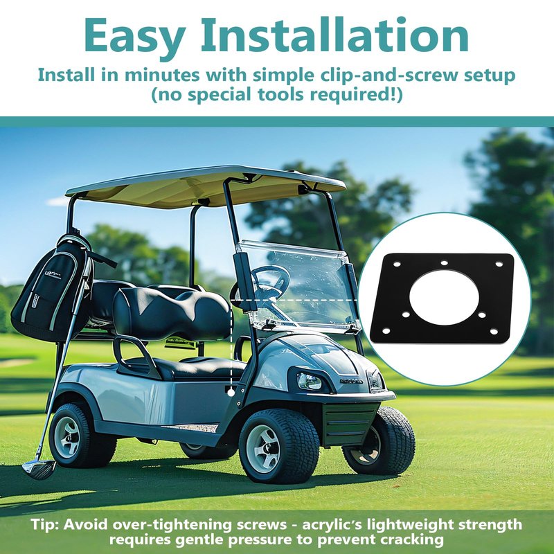 NBPLUS Golf Cart Charging Port Adapter Compatible with 36v EZGO TXT Golf Carts (Exclusive)，Fit for Noco GCP1 110v AC Plug, Lithium Install & On Board Charging Plate