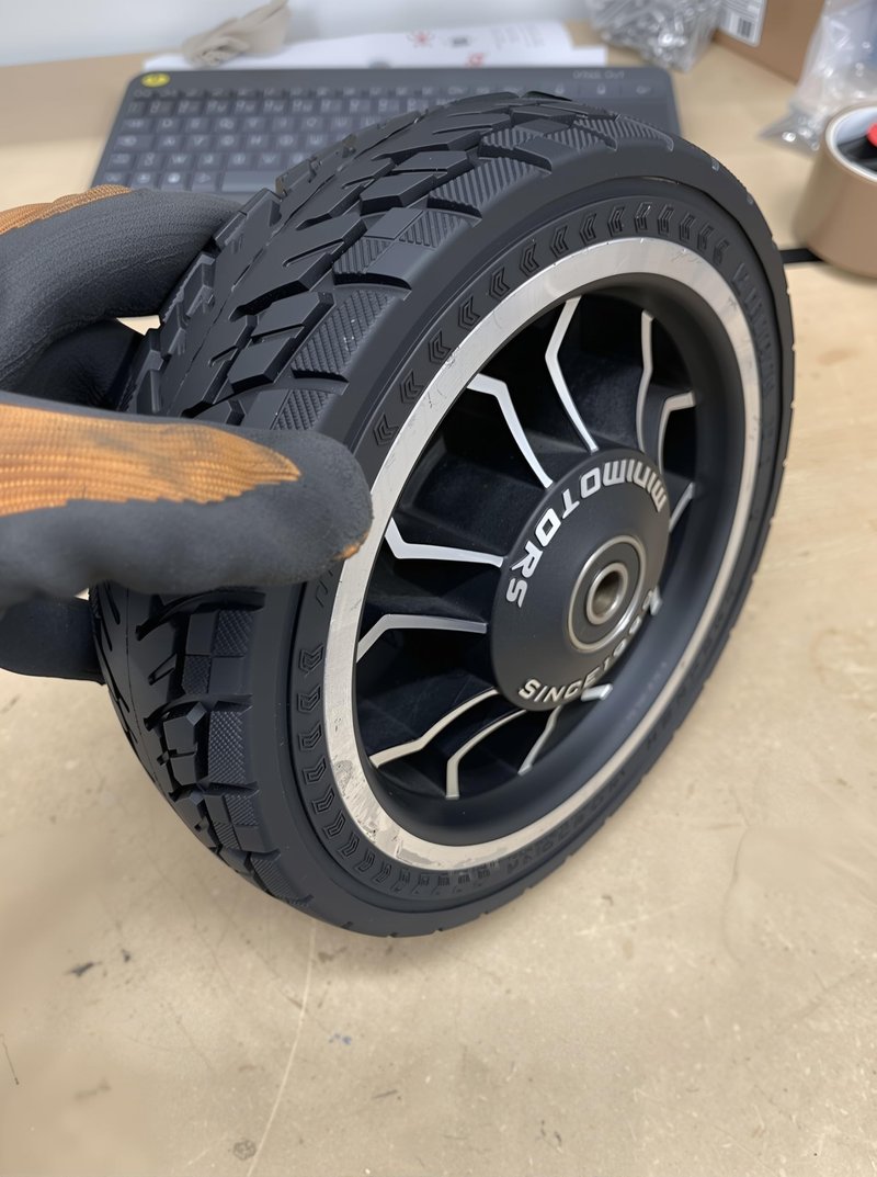 GLDYTIMES 8.5 inch 8.5x2.5 Solid Tire, 8.5 x2.5 Fit for Dualtron Mini & Speedway Leger/Pro Electric Scooter, 8.5 ''8 1/2x2.5 Rubber Front or Rear Scooter Wheels