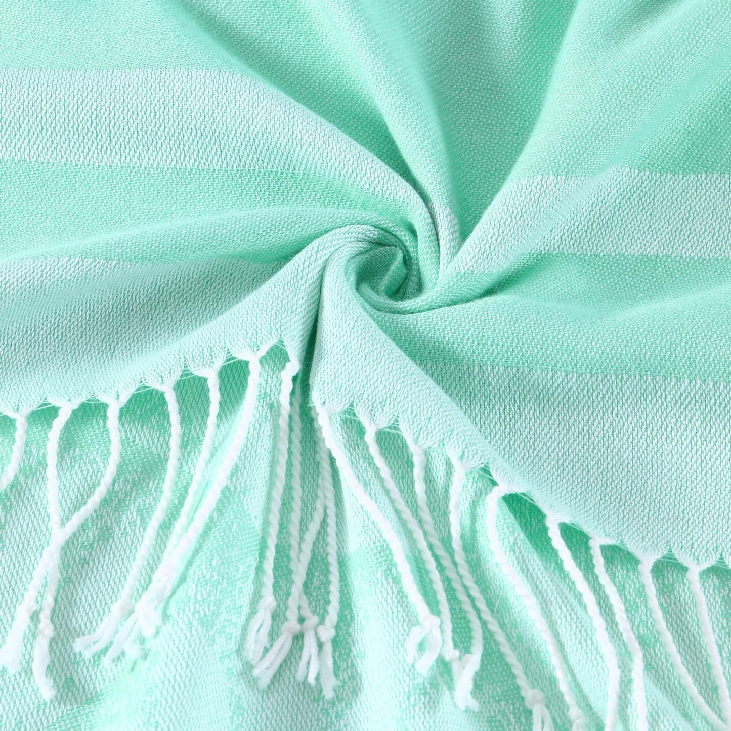 Genovega 2 Packs Cotton Oversized Turkish Beach Towels Quick Dry Sand Free Bath Pool Towel Extra Large XL Big Travel Blanket Adults Essentials Cruise Clearance Accessories Stuff Green Turtle Flamingo