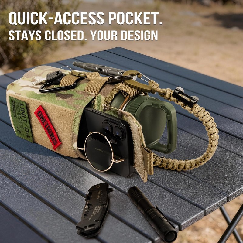 OneTigris Tactical Molle Pouch for 32 oz Insulated Water Bottle Holder