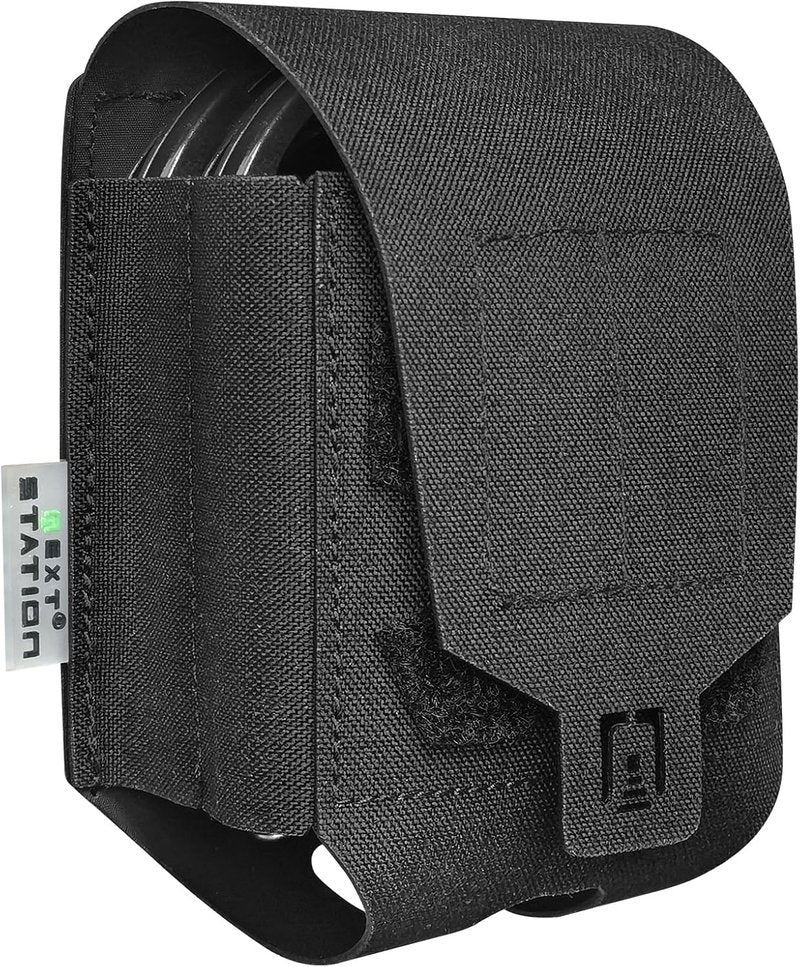 Double Handcuff Pouch - MOLLE Handcuff Holster for Duty Belt | Tactical Vest Accessory for Law Enforcement