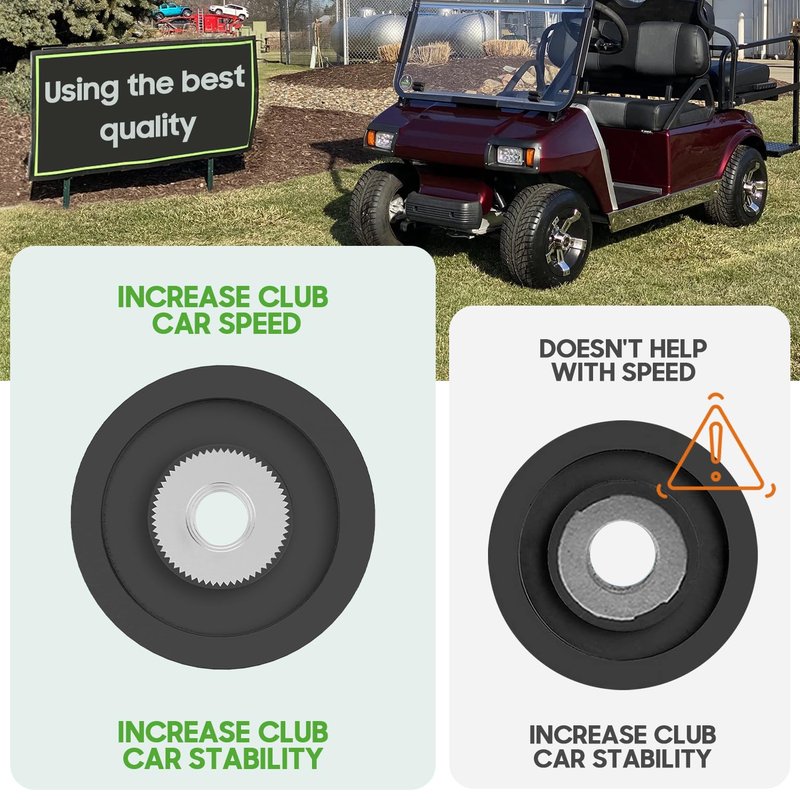 10L0L Golf Cart IQ Speed Sensor with High Speed Magnet for Club Car DS & Precedent 2004+ 48V Electric Carts, Fits ADC Motor, Replaces OEM 102704901 102265601, Easy Install