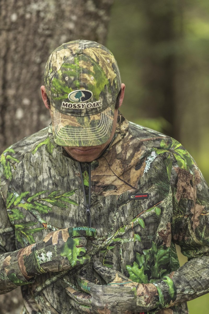 Mossy Oak Lightweight Camo Hunting Gloves