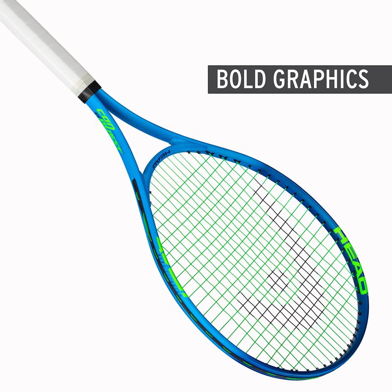 HEAD Ti. Conquest Tennis Racquet, Nano Titanium Technology, Oversized 108 sq in Head, Lightweight O-Beam Construction, Pre-Strung Beginner & Recreational Tennis Racquet, 4 1/2 Inch Grip