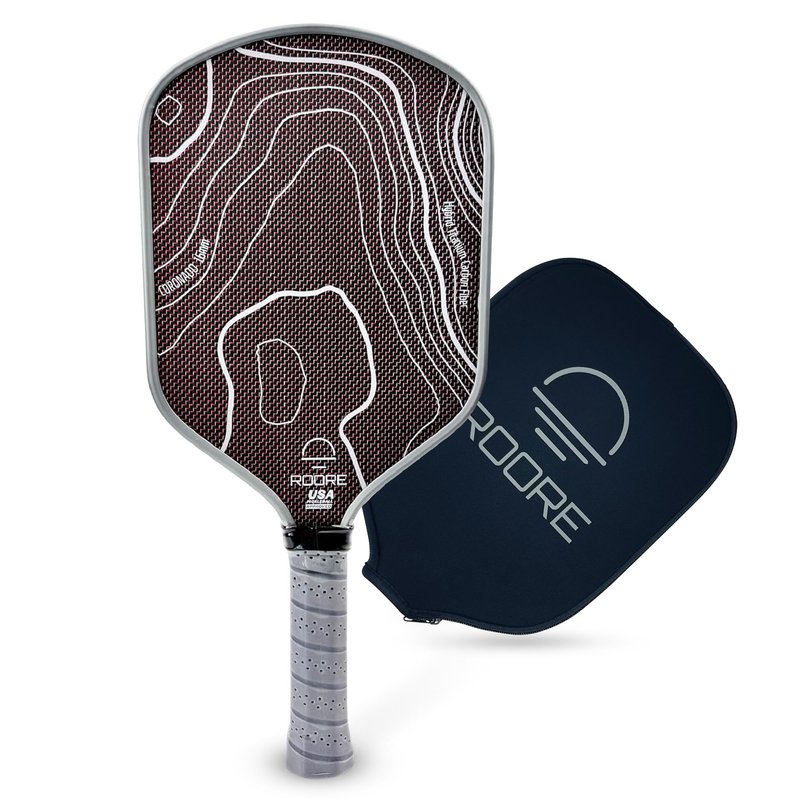 Roore Gen 4 4.5 100% Foam Core Pickleball Paddles T700 Carbon Fiber Pickleball Paddle 16mm Thermoformed Pickleball Racket and Pickleball Rackets Pickle Ball Paddle (Gen 2 Hybrid Titanium)