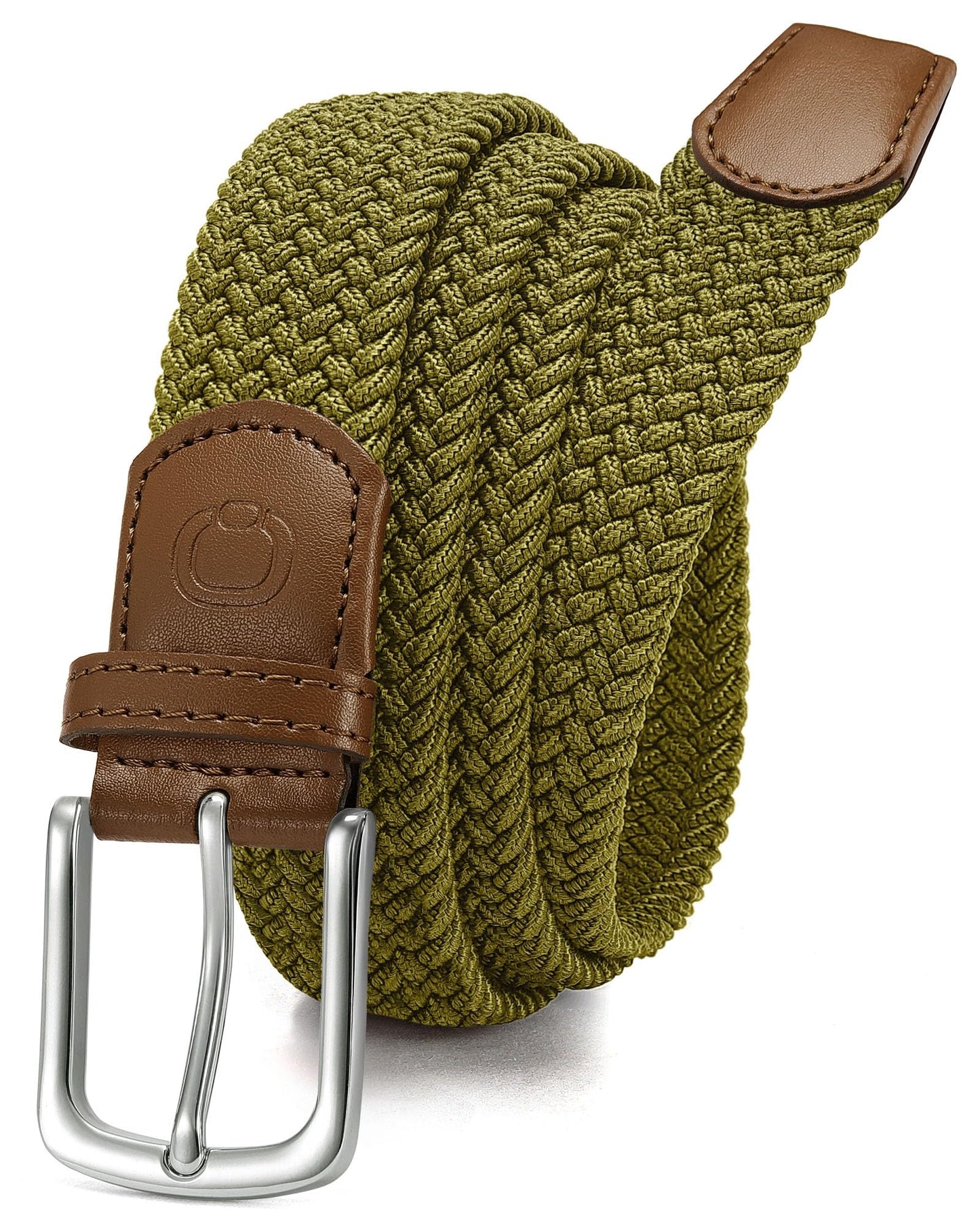 CHAOREN Stretch Mens Belt - Braided Elastic Golf Belt for Men 1 3/8"- Fits Casual Jeans & Shorts