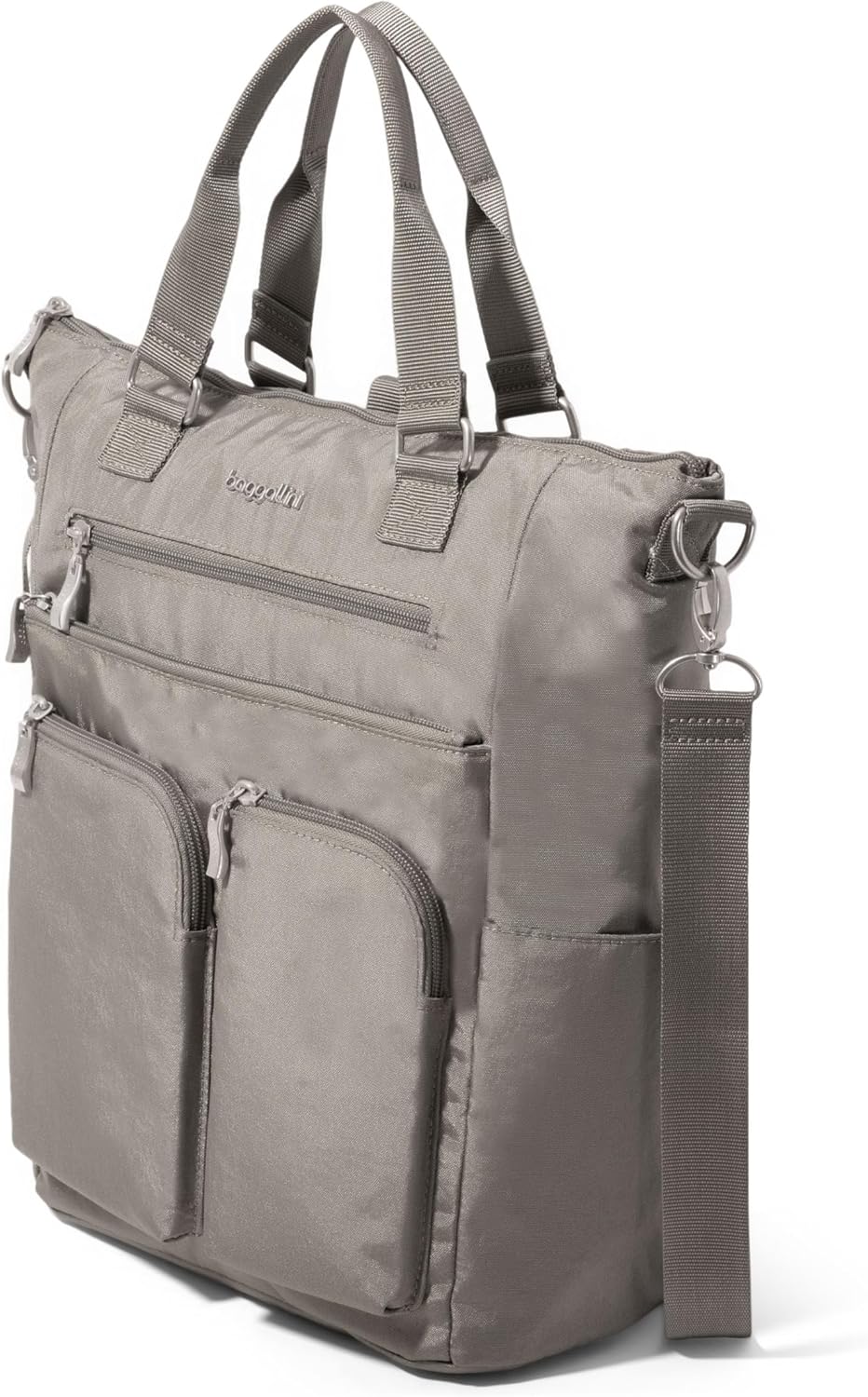 Baggallini Tote Backpack - 3-in-1 Lightweight Travel Bag with RFID Phone Wristlet | 15"x10.5"
