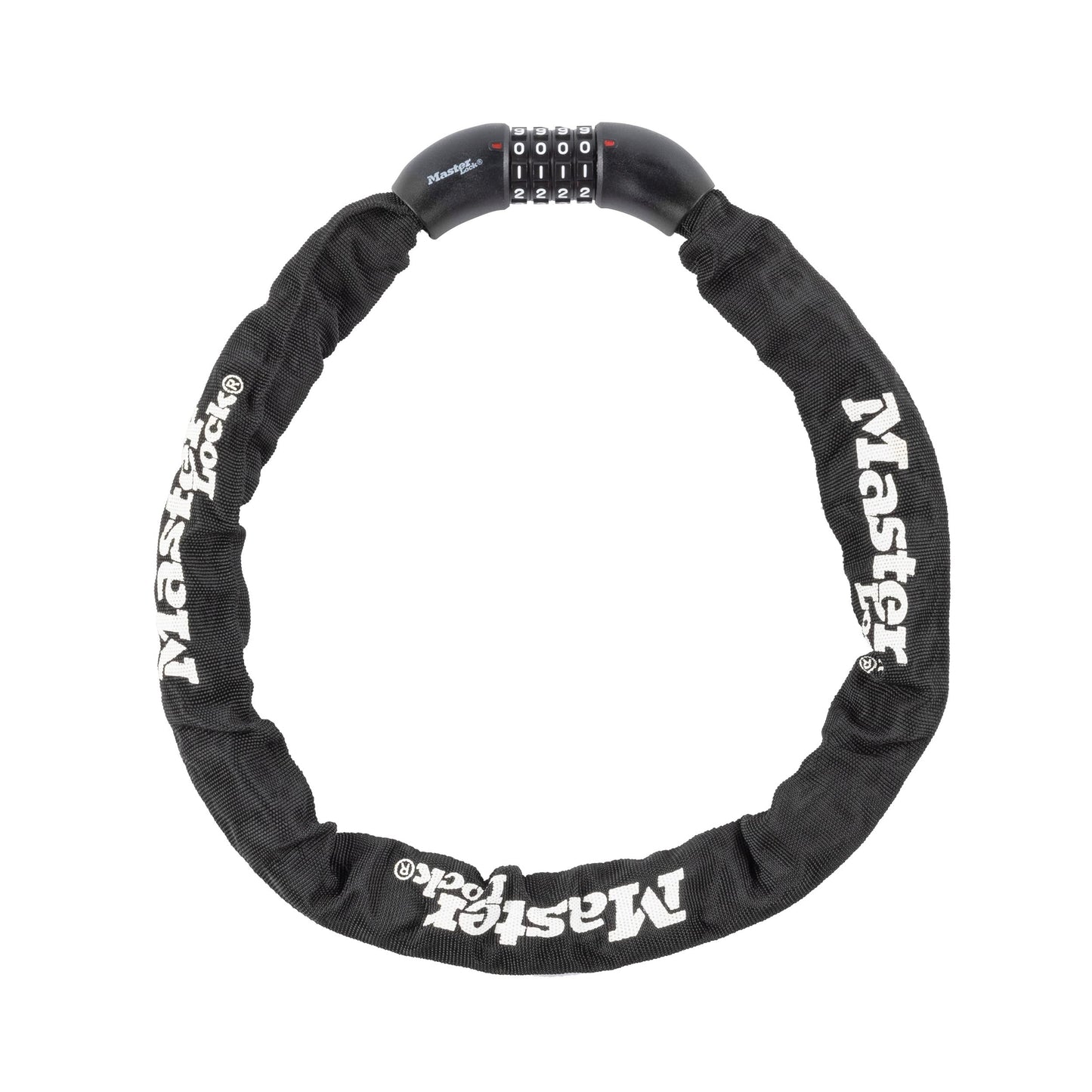 Master Lock 3ft Long x 5/16in (8mm) Diameter Hardened Steel Chain with Integrated Resettable Combination Lock