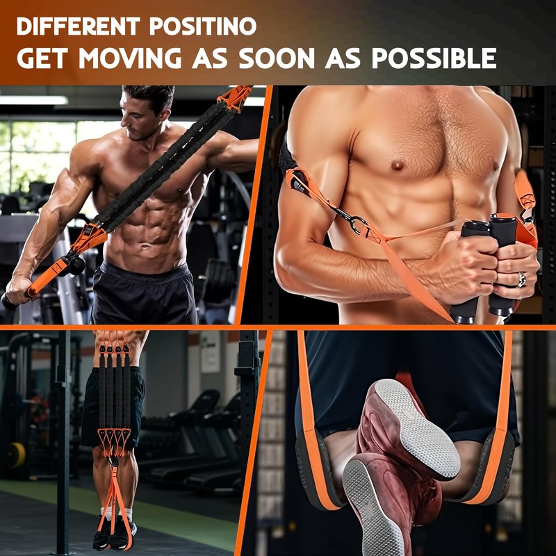 Resistance Bands Set for Pull Up Bar, Exercise Bands with Handles, Home Gym Workout Equipment, Pilates Fitness Resistance Bands, Lifting Straps for Pull Ups, Doorway Pull Up Bar Accessory