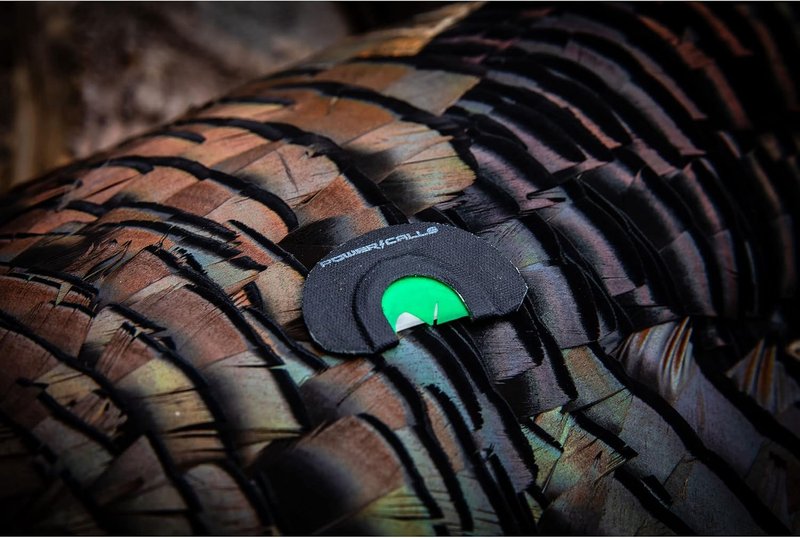 Ultra Realistic Turkey Diaphragm Call - Power Calls Combo Cut | Easy to Use, High Volume for Yelping & Hen Sounds