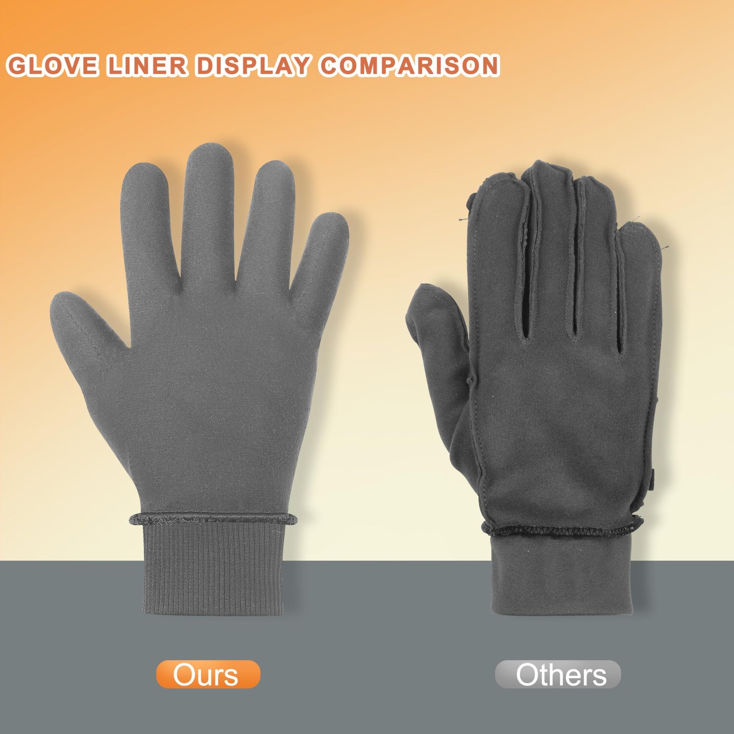 Winter Warm Snow Ski Gloves for Men Women Waterproof Running Cycling for Cold Weather, Thermal Windproof Material and Touch Screen Finger for Driving Snowboarding