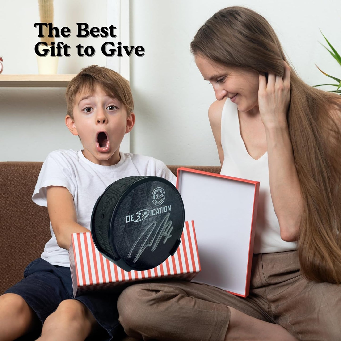 Hockey Puck Display Case Wall Mount - Perfect for Player Gifts | Ice Hockey Wall Decor | Showcase Your Game-Winning Trophy