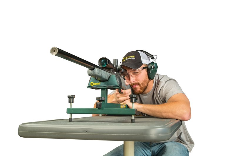 Caldwell Zeromax Adjustable Ambidextrous Rifle Shotgun Gun Shooting Rest for Outdoors, Range and Precision Shooting